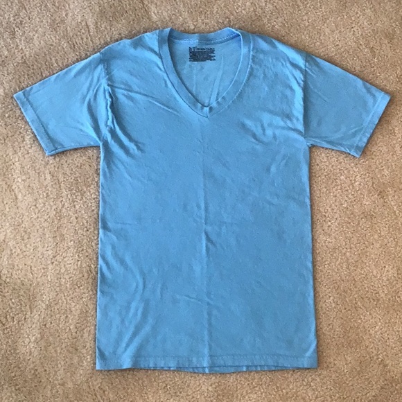 Two Women’s Solid T-shirts, Size Medium, Light Blue and Teal - Picture 2 of 9